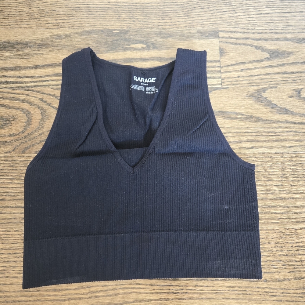 Garage Seamless Stella Tank Top In Black